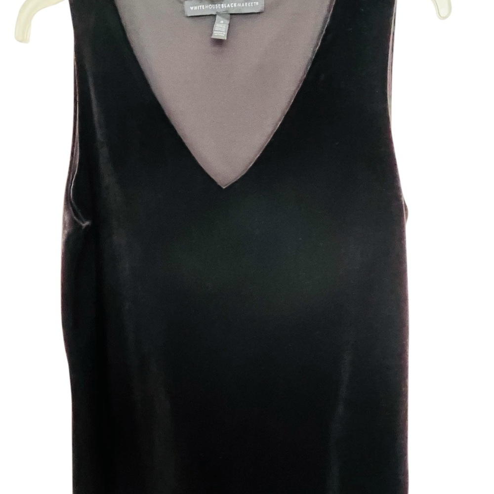 WHBM Velour Black Camisole, small
